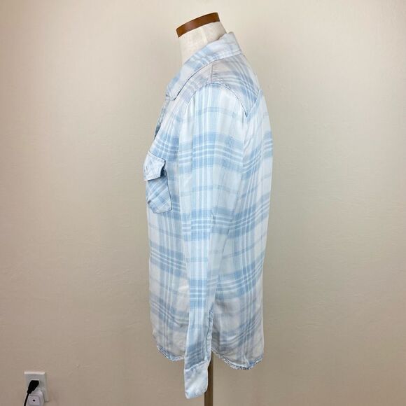 Rails Hunter Check Plaid Button-Front Shirt - Picture 4 of 6